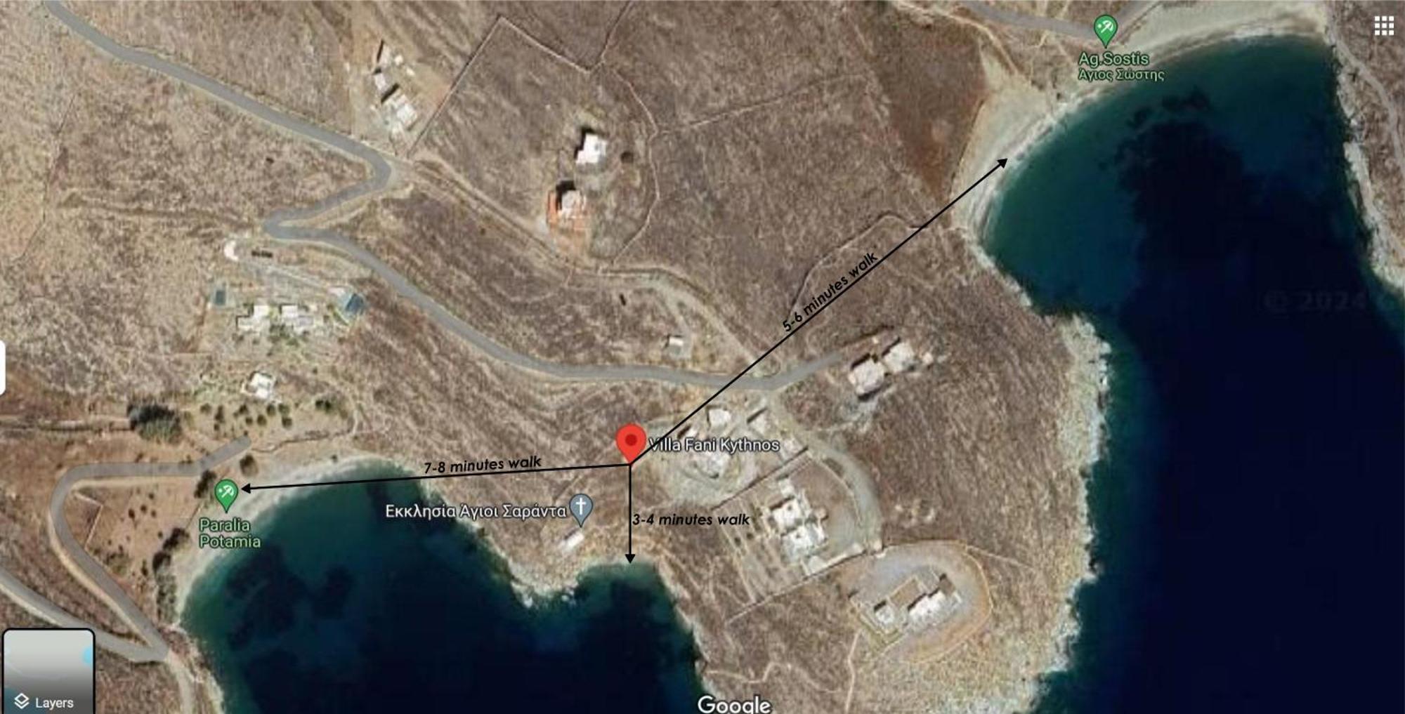 Villa Fani Kíthnos Exteriör bild